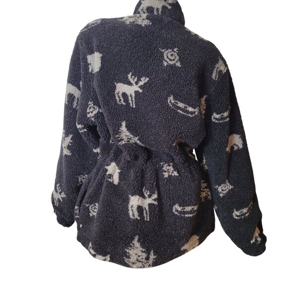 Pacific Trail Womens Reversible Fleece Jacket With Nature Print - Picture 6 of 16